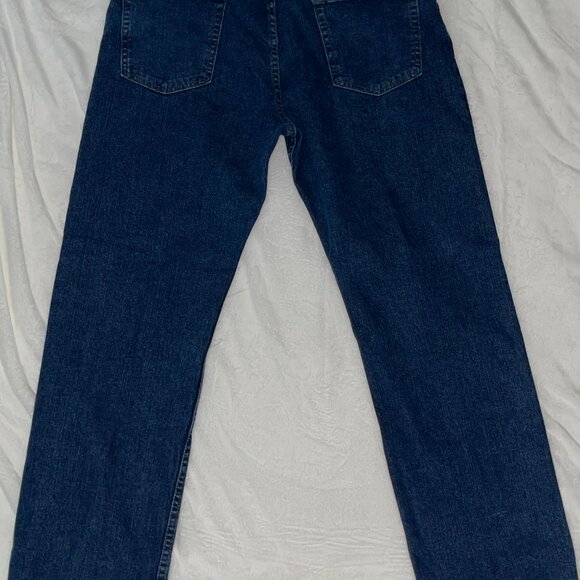 Wrangler Jeans Men 36x29 Blue Denim Regular Fit Stretch Pockets Premium Quality - Picture 9 of 10